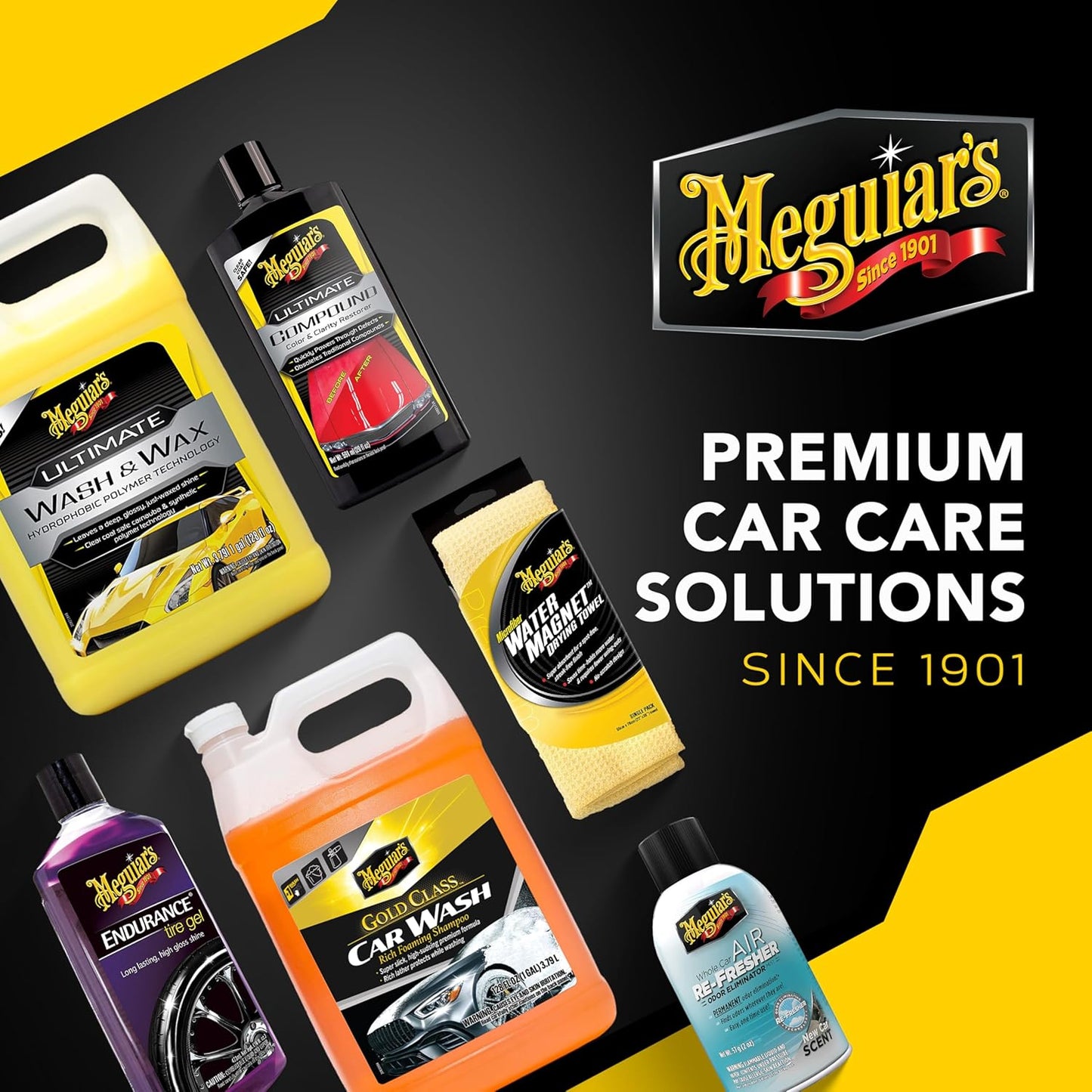 Meguiar'S Gold Class Car Wash – Premium Foaming Car Wash Soap, High Gloss Finish, Safe for Clear Coats, Deep Cleans without Removing Waxes, Car Detailing Supplies for Cars, Trucks & Suvs – 1 Gal