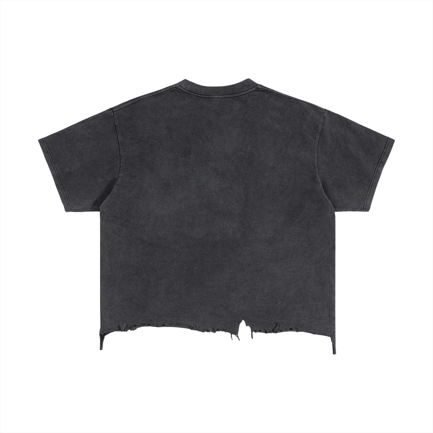 Stanced Vintage Wash Boxy Distressed Hem T-Shirt