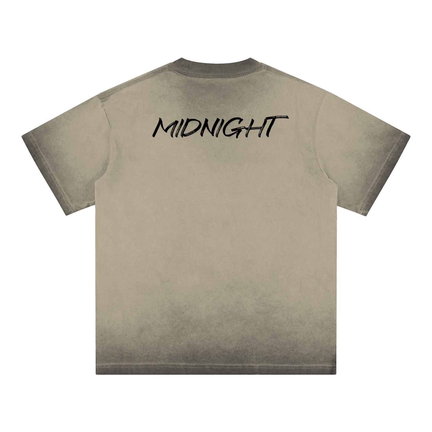 MIDNIGHT Reverse Dyed Loose Cotton T-Shirt