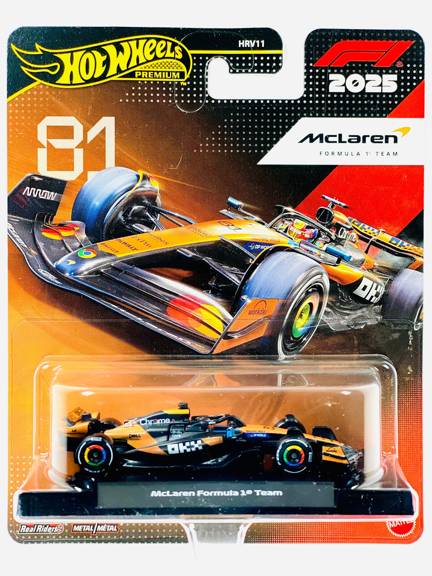 2025 F1 Formula 1 Race Team Oscar Piastri Mclaren Formula 1 Team #81