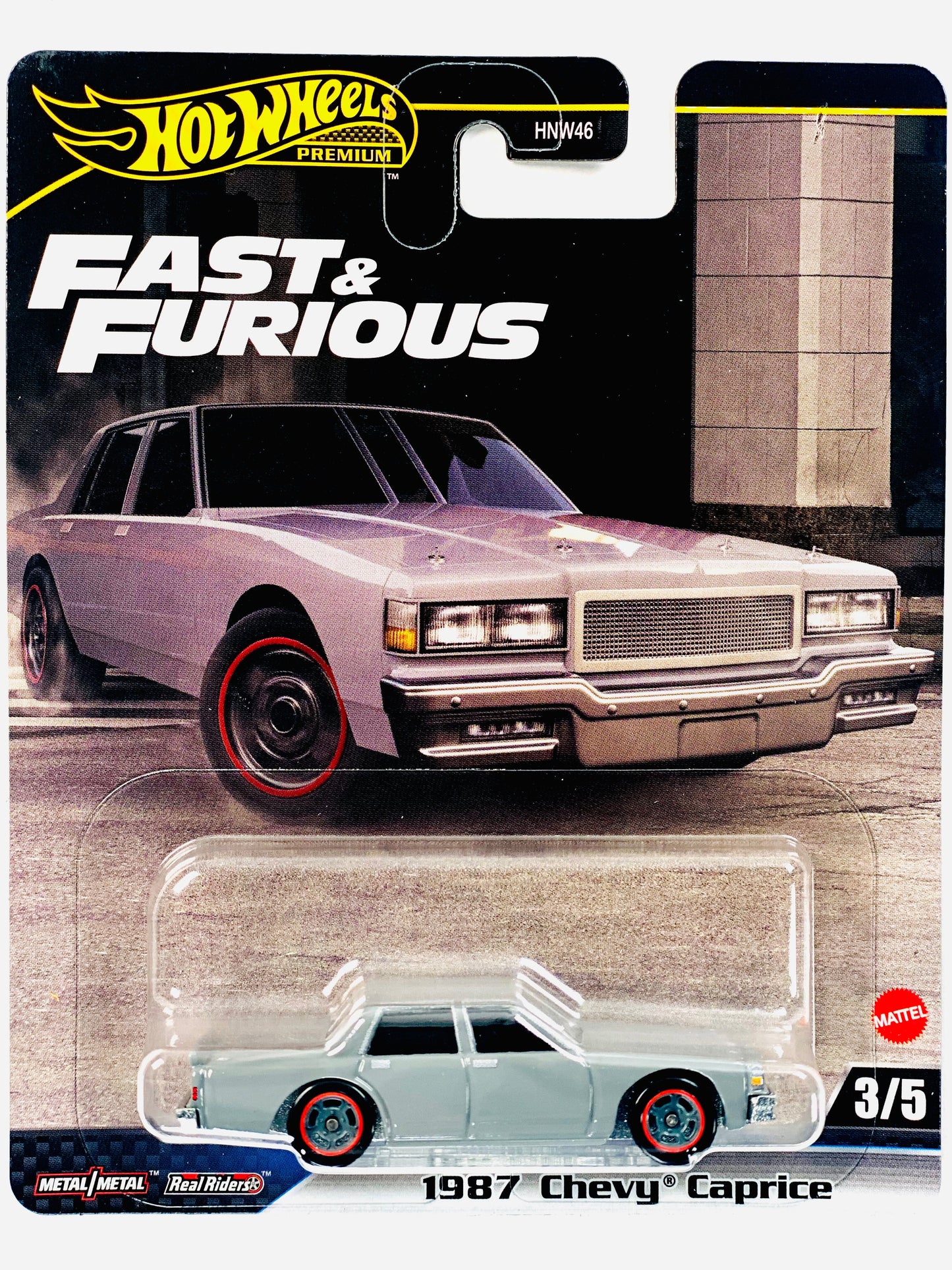 2024 Fast & Furious Case H 1987 Chevy Caprice Lowrider - Damaged Card