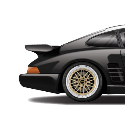 Wangan Midnight Car Art Print: Fairlady Z, Black Bird 911, Skyline GT-R