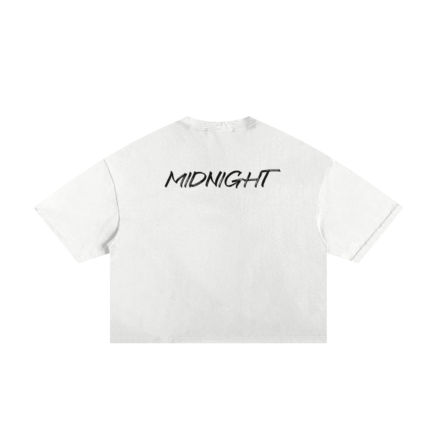 MIDNIGHT Classic Frayed Boxy Tee