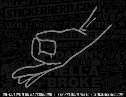 Made You Look Sticker