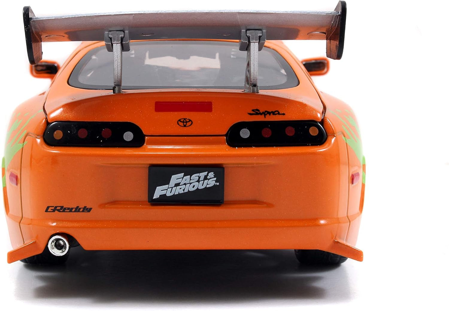Toys Fast & Furious 1:24 Brian'S Toyota Supra Die-Cast Car, Toys for Kids and Adults, Orange (97168)