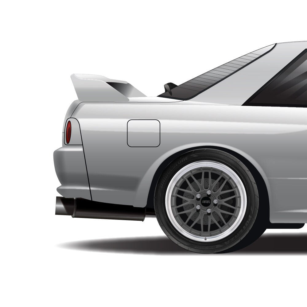 Wangan Midnight Car Art Print: Fairlady Z, Black Bird 911, Skyline GT-R