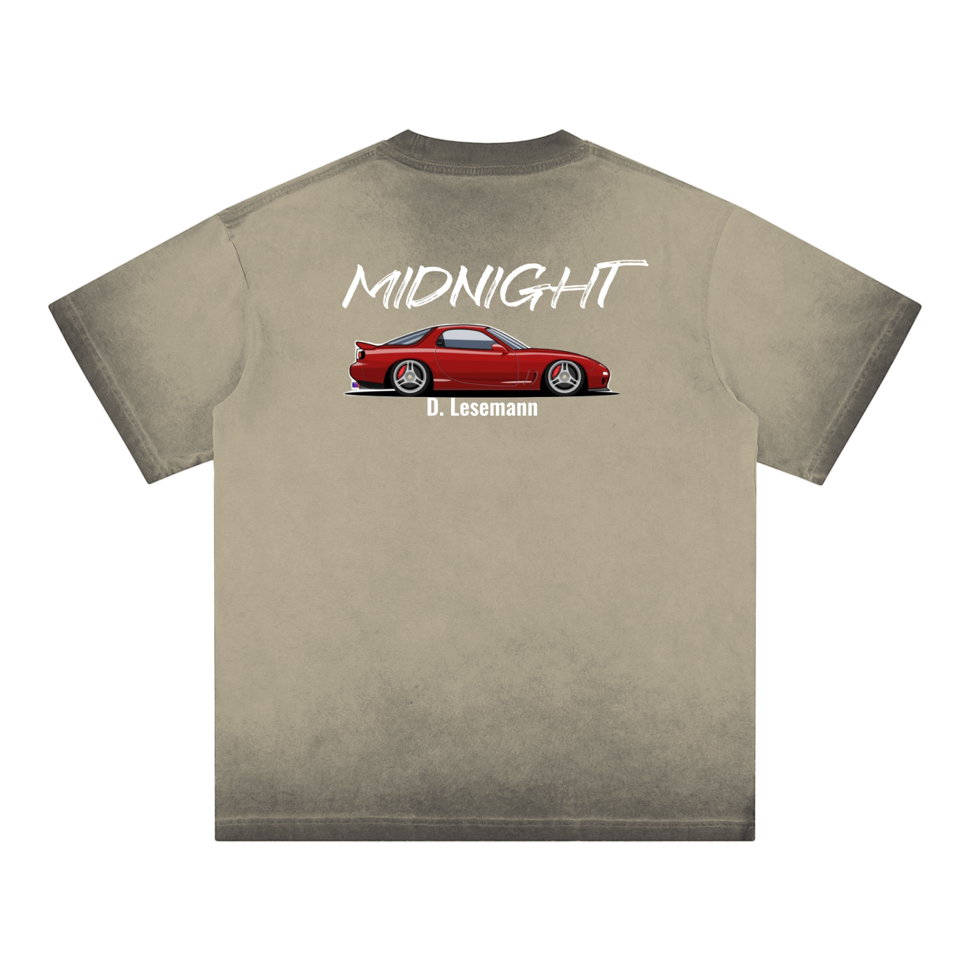 Lesemann's MIDNIGHT Reverse Dyed Loose Cotton T-Shirt