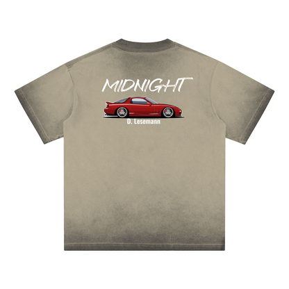 Lesemann's MIDNIGHT Reverse Dyed Loose Cotton T-Shirt