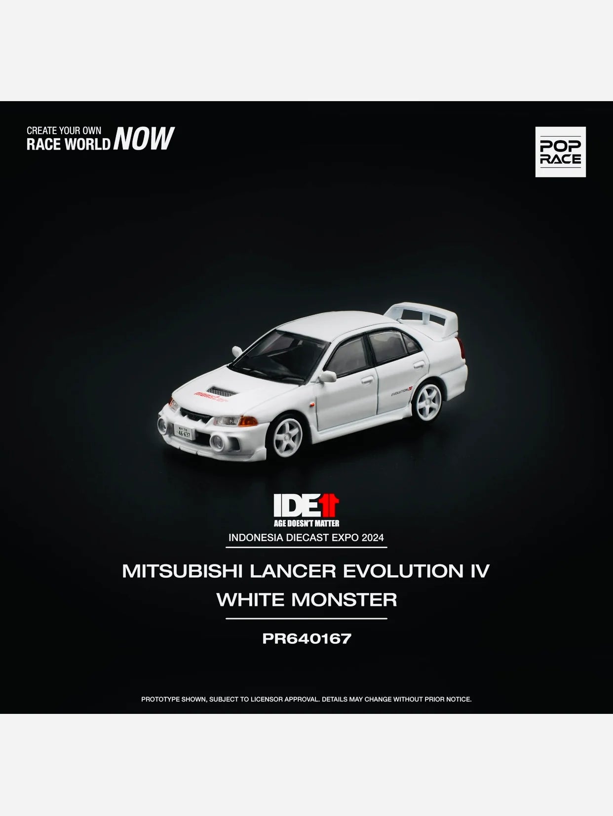 Factory Sealed Mitsubishi Lancer Indonesia Diecast Expo 2024 Exclusive #167