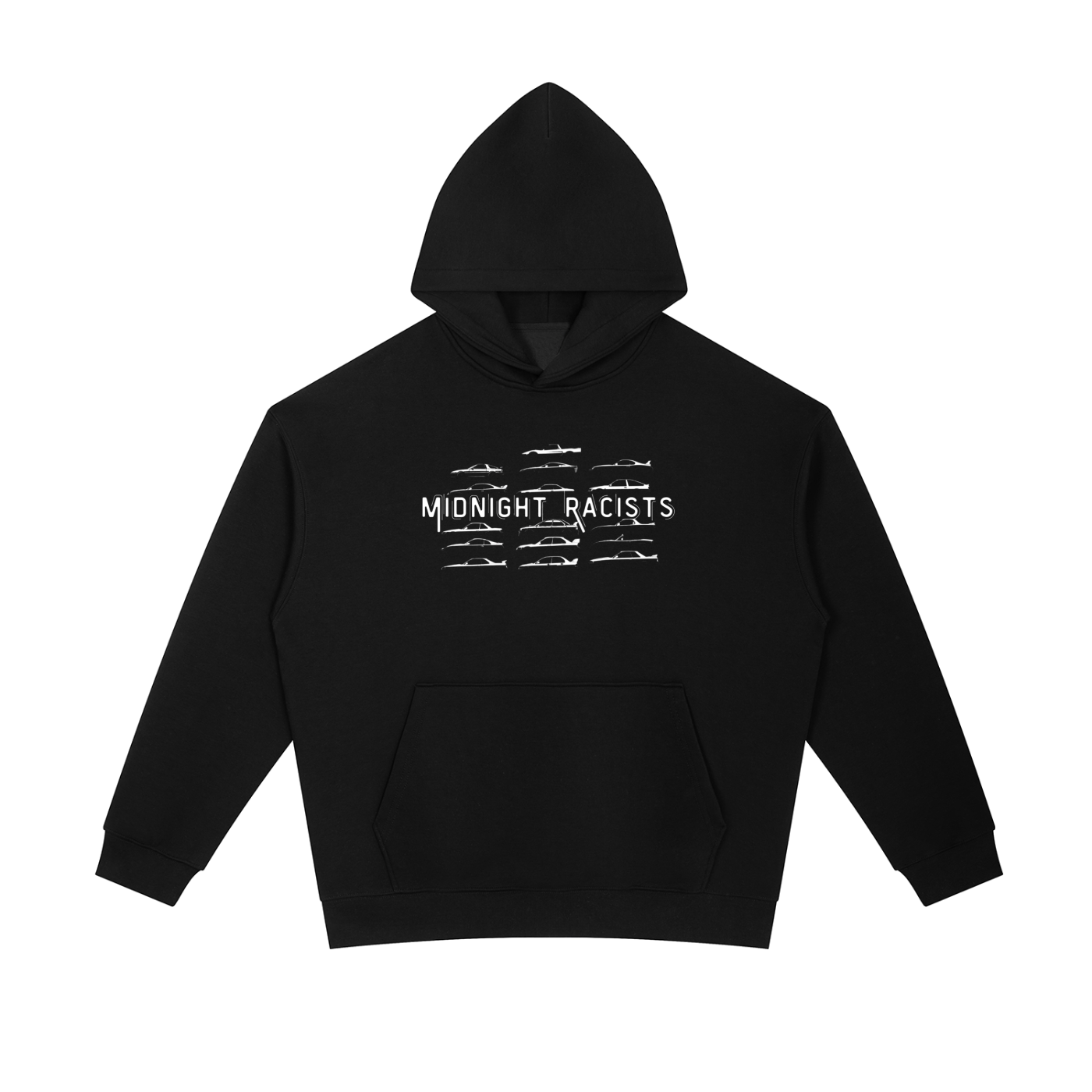 Midnight Racists Essential Heavyweight Hoodie