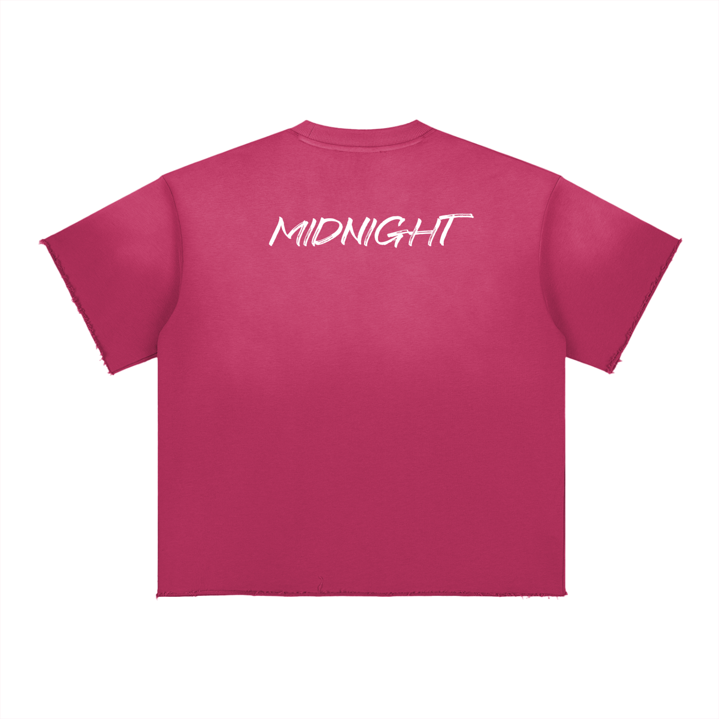 MIDNIGHT Sun Fade Raw Edge T-Shirt