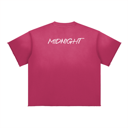 MIDNIGHT Sun Fade Raw Edge T-Shirt