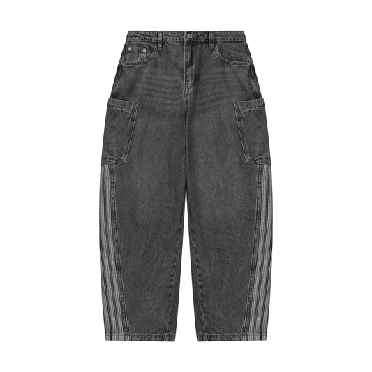 Women's Vintage Wash Barrel Leg Jeans