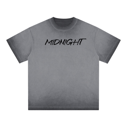 MIDNIGHT Reverse Dyed Loose Cotton T-Shirt