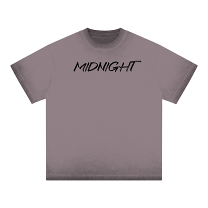 MIDNIGHT Reverse Dyed Loose Cotton T-Shirt
