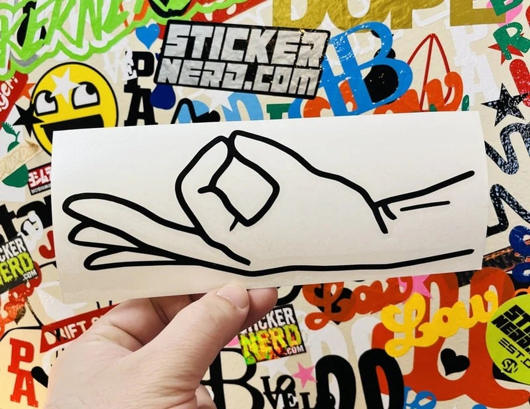 Made You Look Sticker