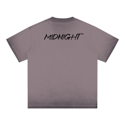 MIDNIGHT Reverse Dyed Loose Cotton T-Shirt