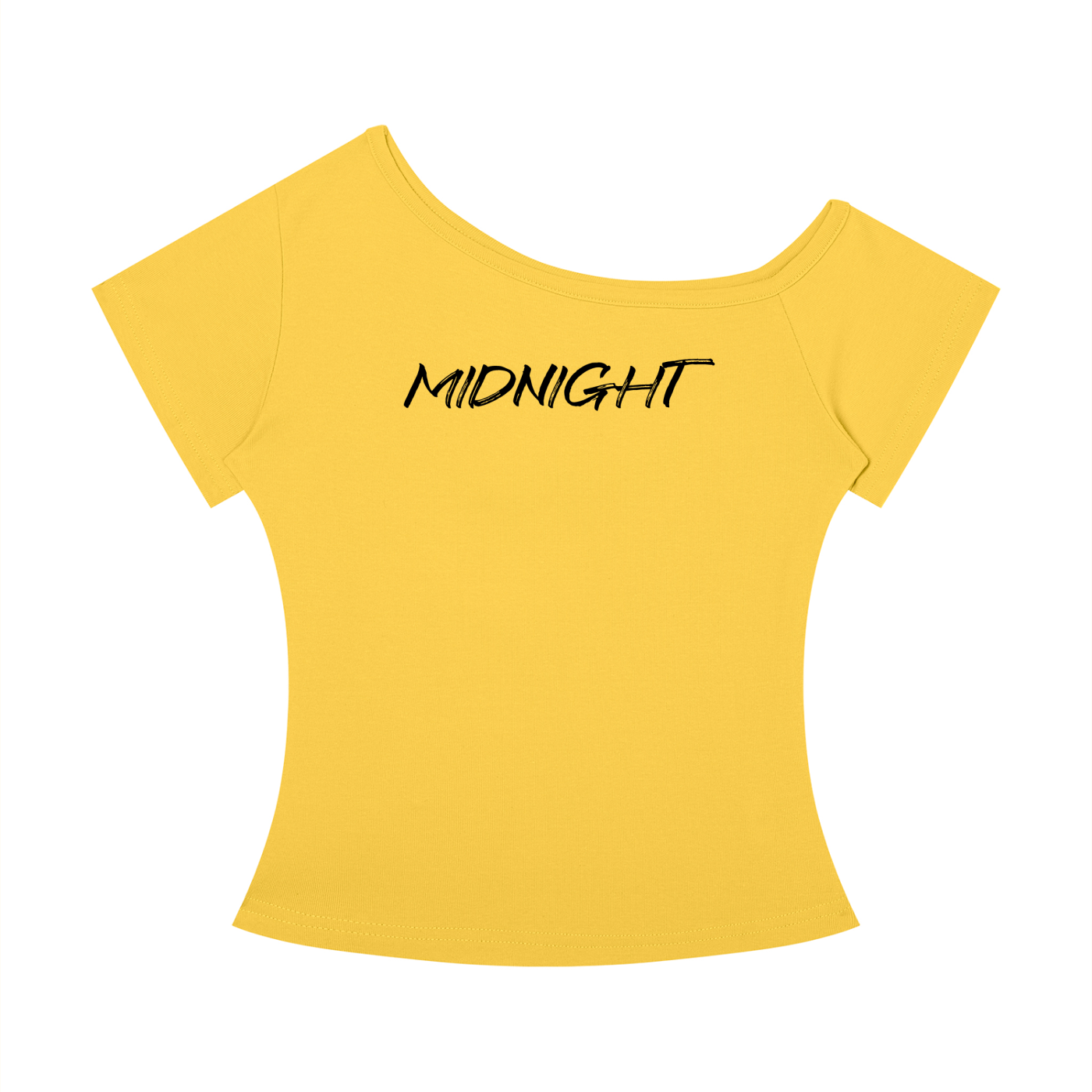 MIDNIGHT Women’s Off-the-Shoulder T-Shirt