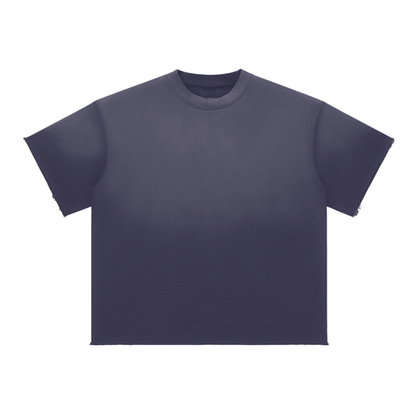 MIDNIGHT Sun Fade Raw Edge T-Shirt