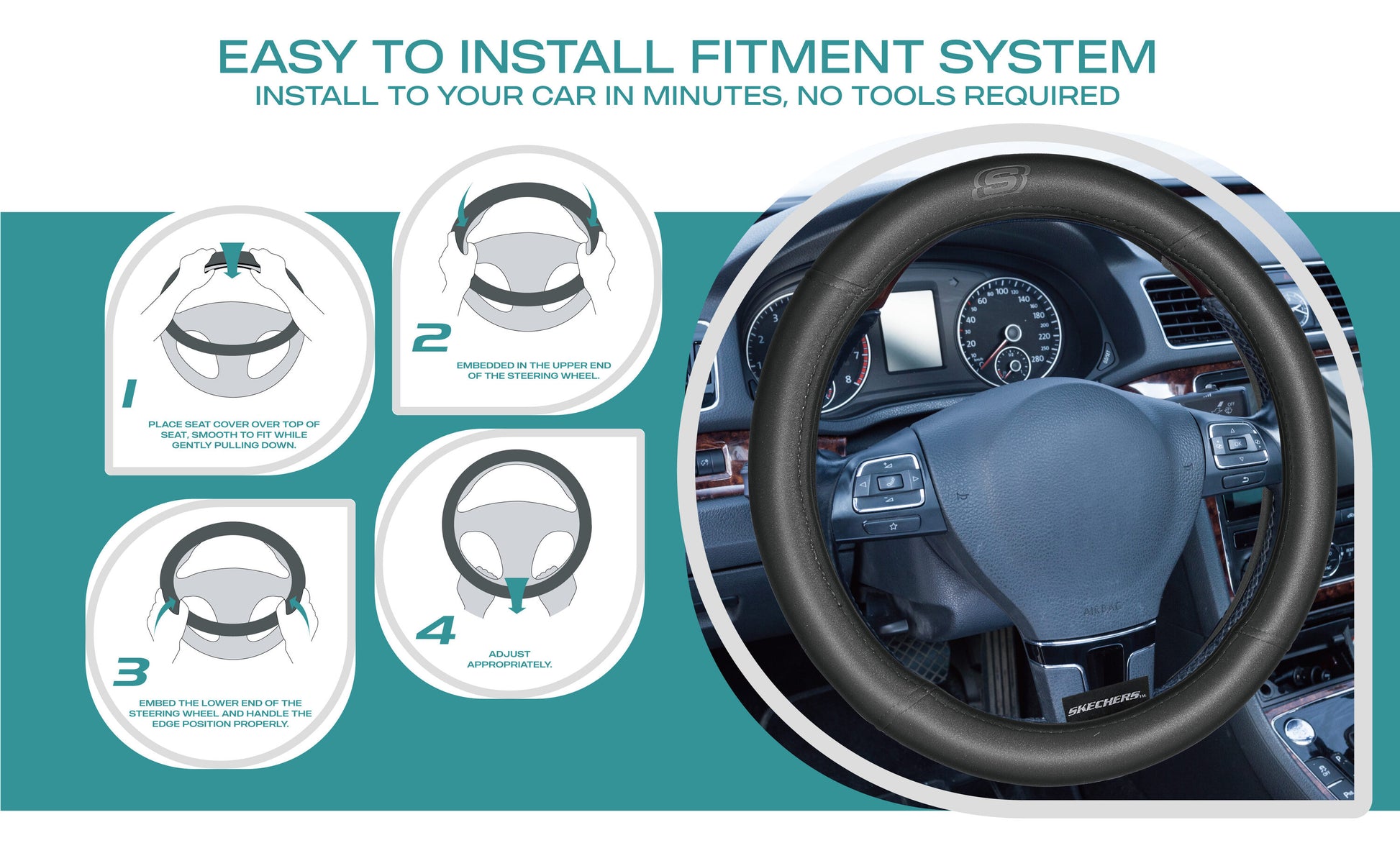 Steering Wheel Cover for Universal