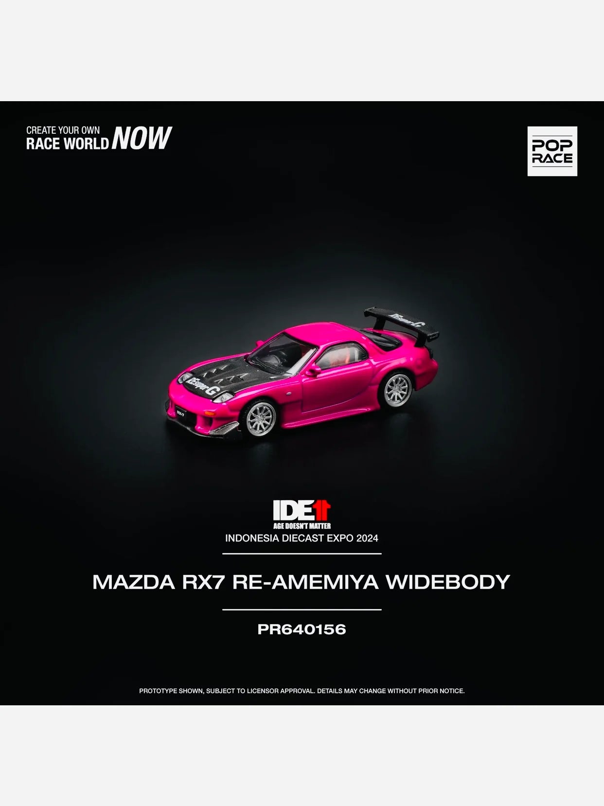 Factory Sealed Mazda RX-7 RE Anemia Indonesia Diecast Expo 2024 Exclusive #156