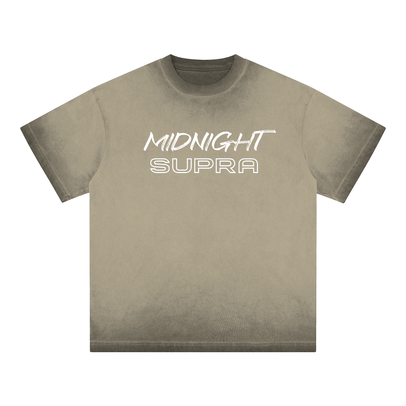 MIDNIGHT Supra Reverse Dyed Loose Cotton T-Shirt