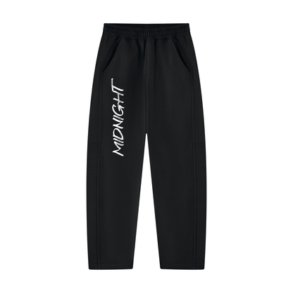 MIDNIGHT Unisex Tapered Straight Hem Sweatpants