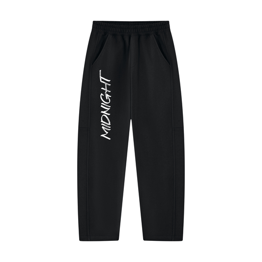 MIDNIGHT Unisex Tapered Straight Hem Sweatpants