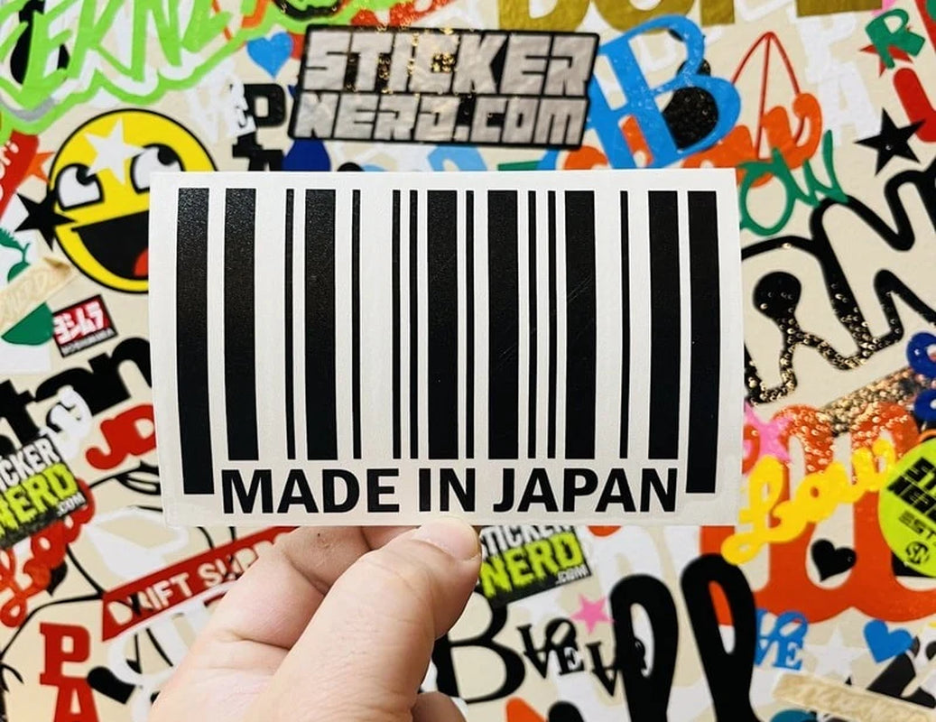 Made in Japan Bar Code Sticker