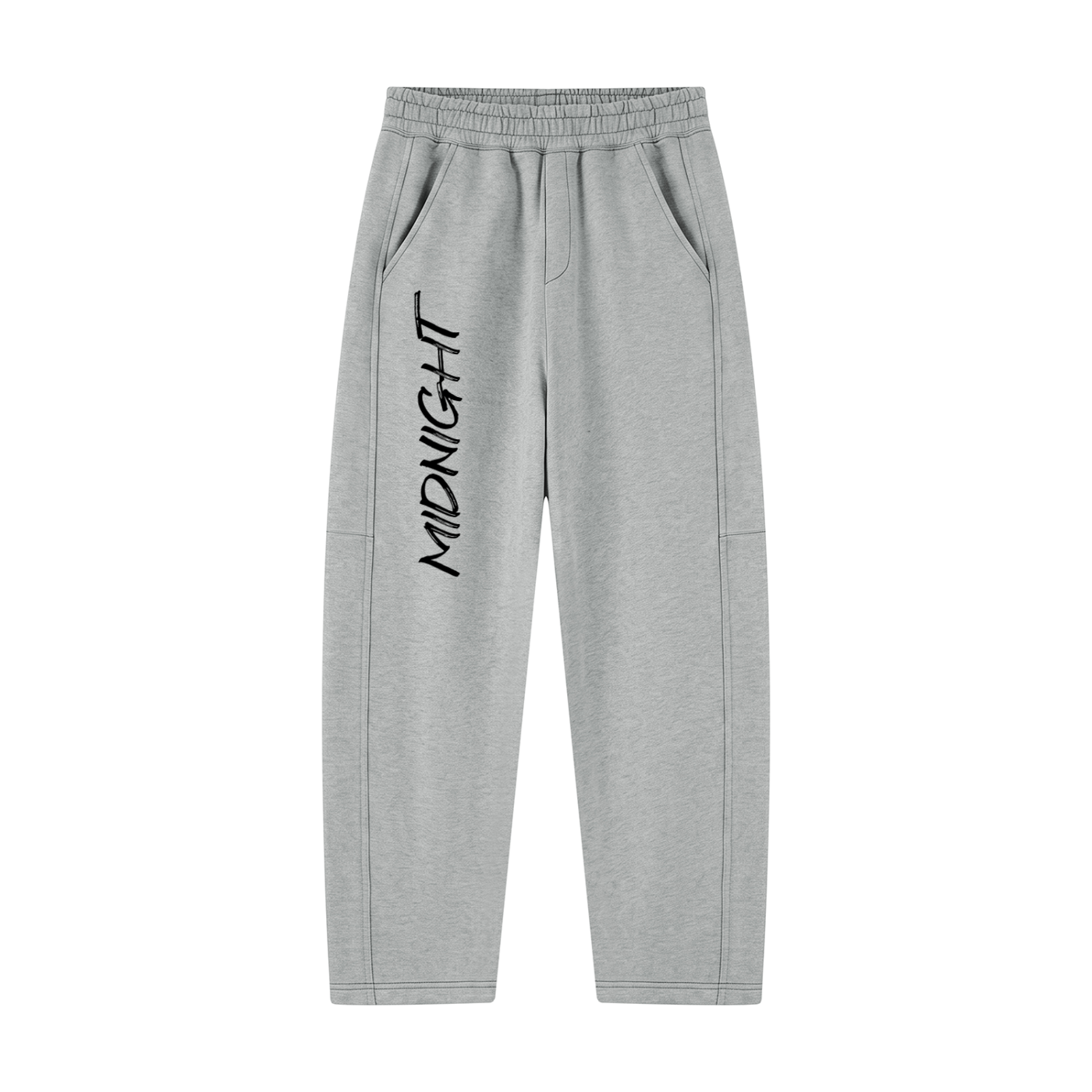 MIDNIGHT Unisex Tapered Straight Hem Sweatpants