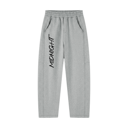 MIDNIGHT Unisex Tapered Straight Hem Sweatpants