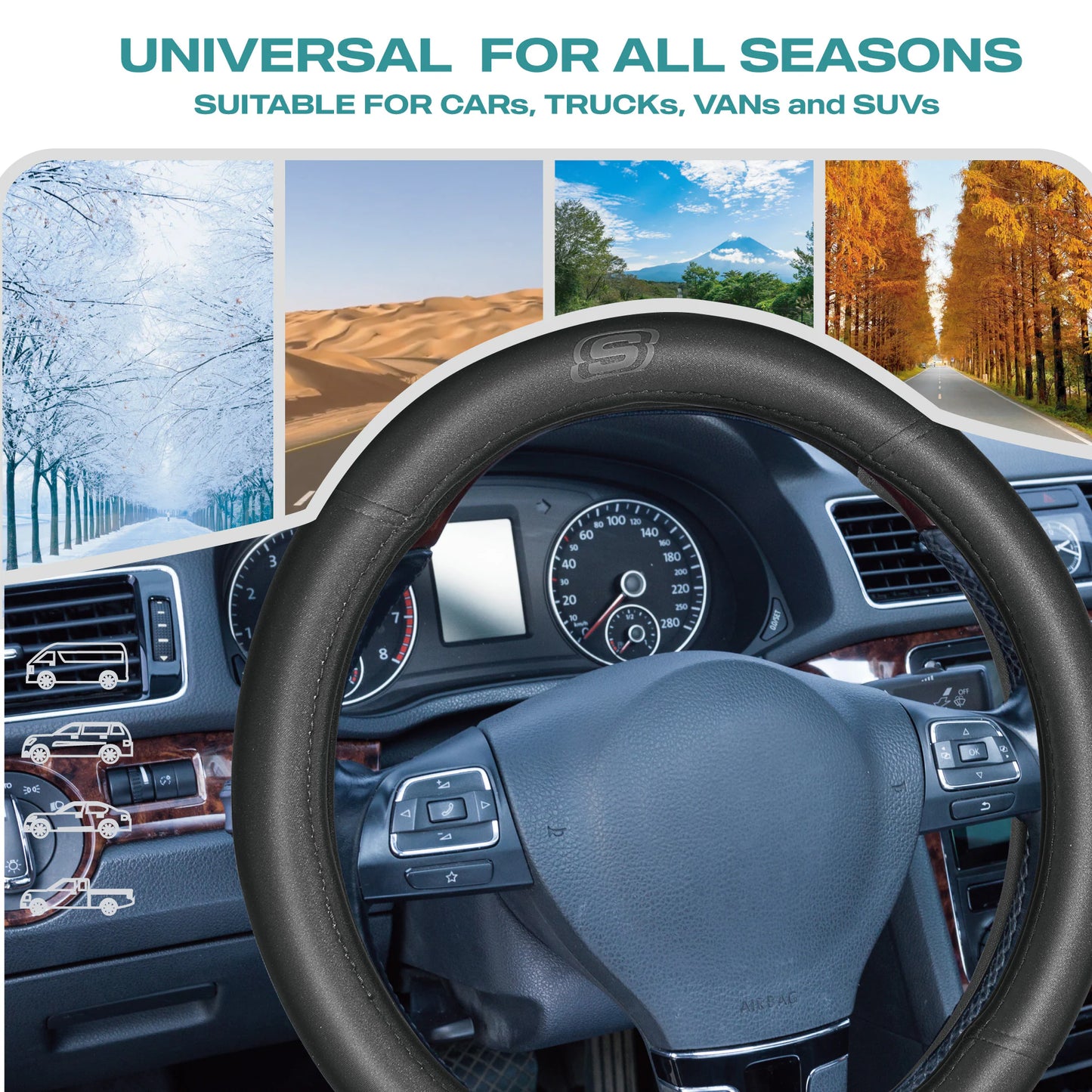 Steering Wheel Cover for Universal