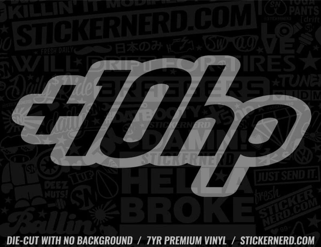 + 10 Hp Sticker