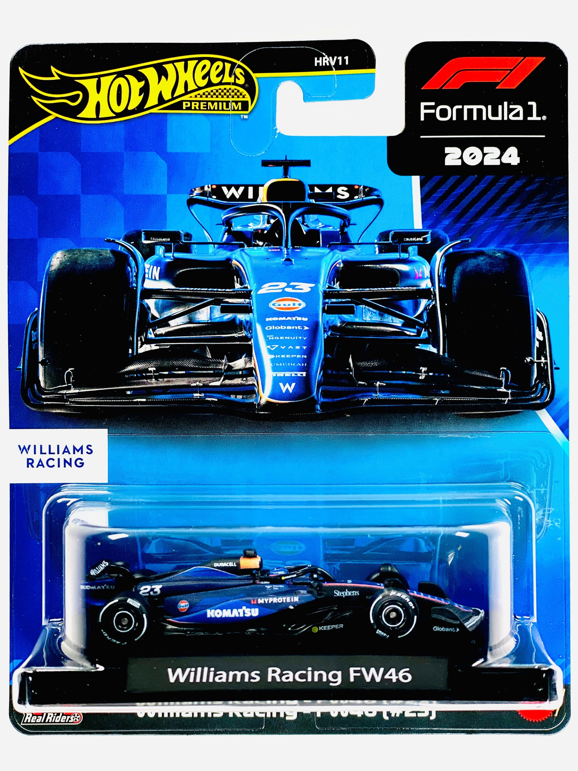 2025 Formula 1 Race Team Alexander Albon Williams F1 Racing FW46 #23 - Damaged Card