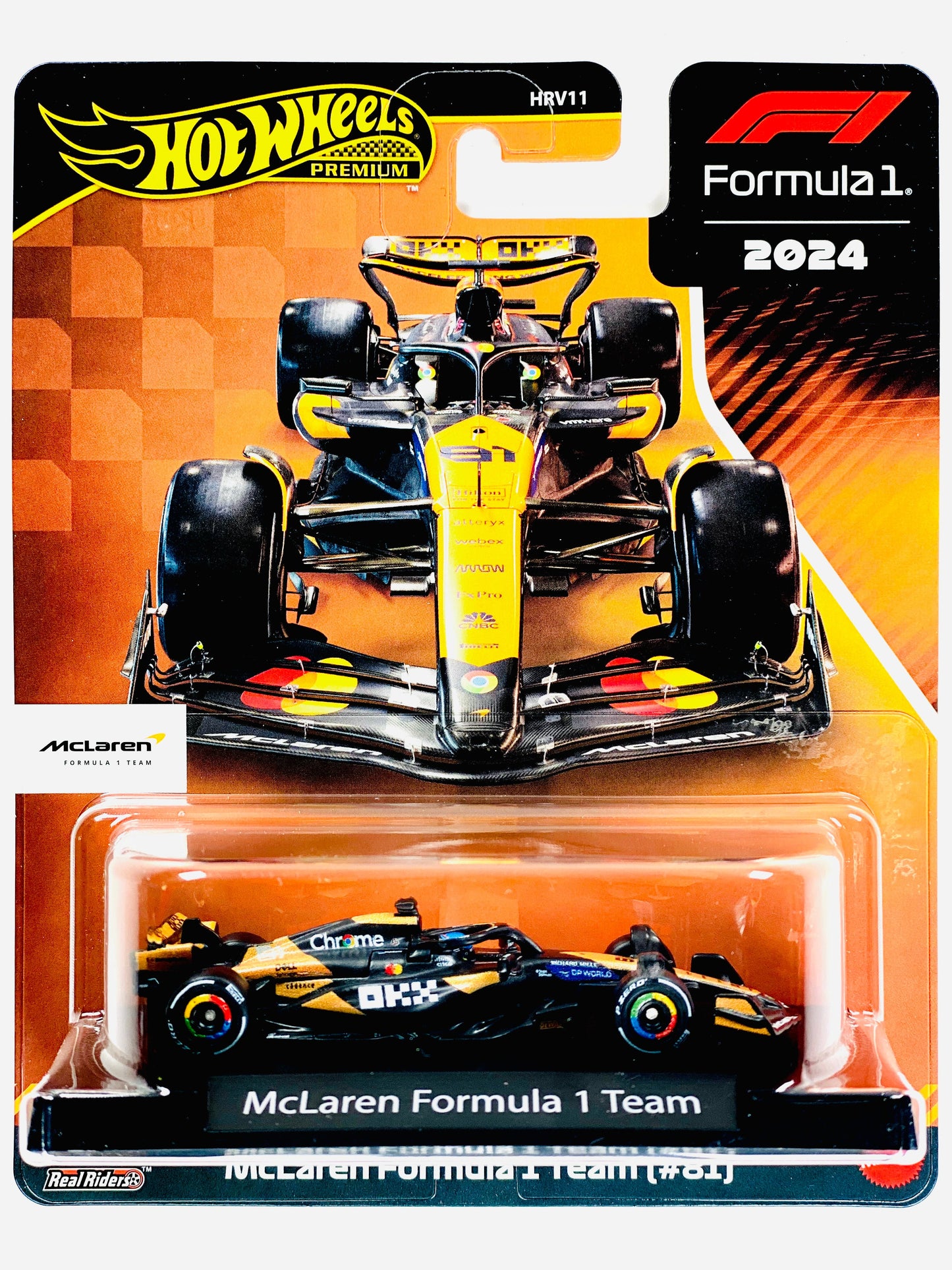 2025 Formula 1 Race Team Oscar Piastri Mclaren F1 Racing Team #81 - Damaged Card