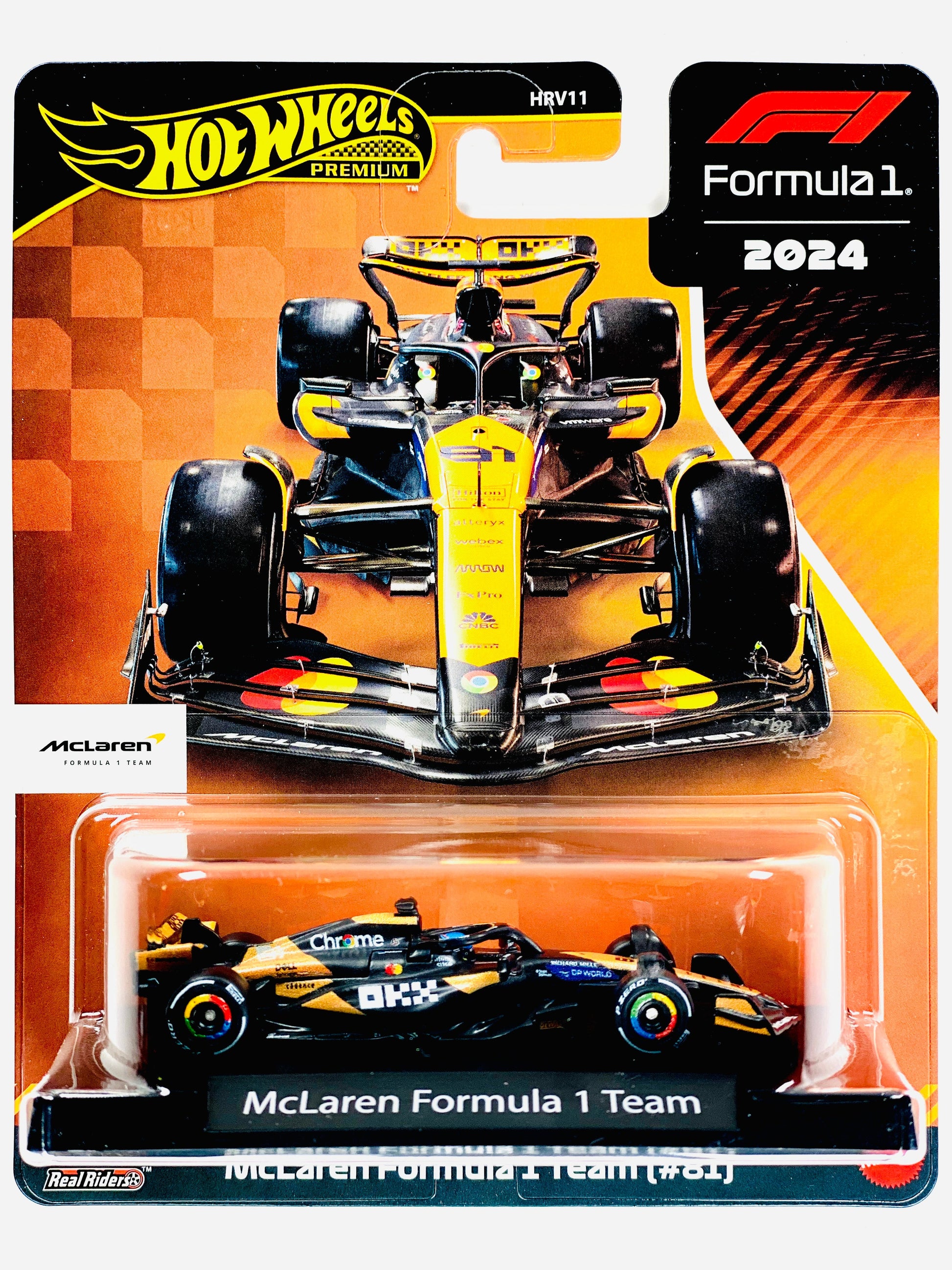 2025 Formula 1 Race Team Oscar Piastri Mclaren F1 Racing Team #81 - Damaged Card