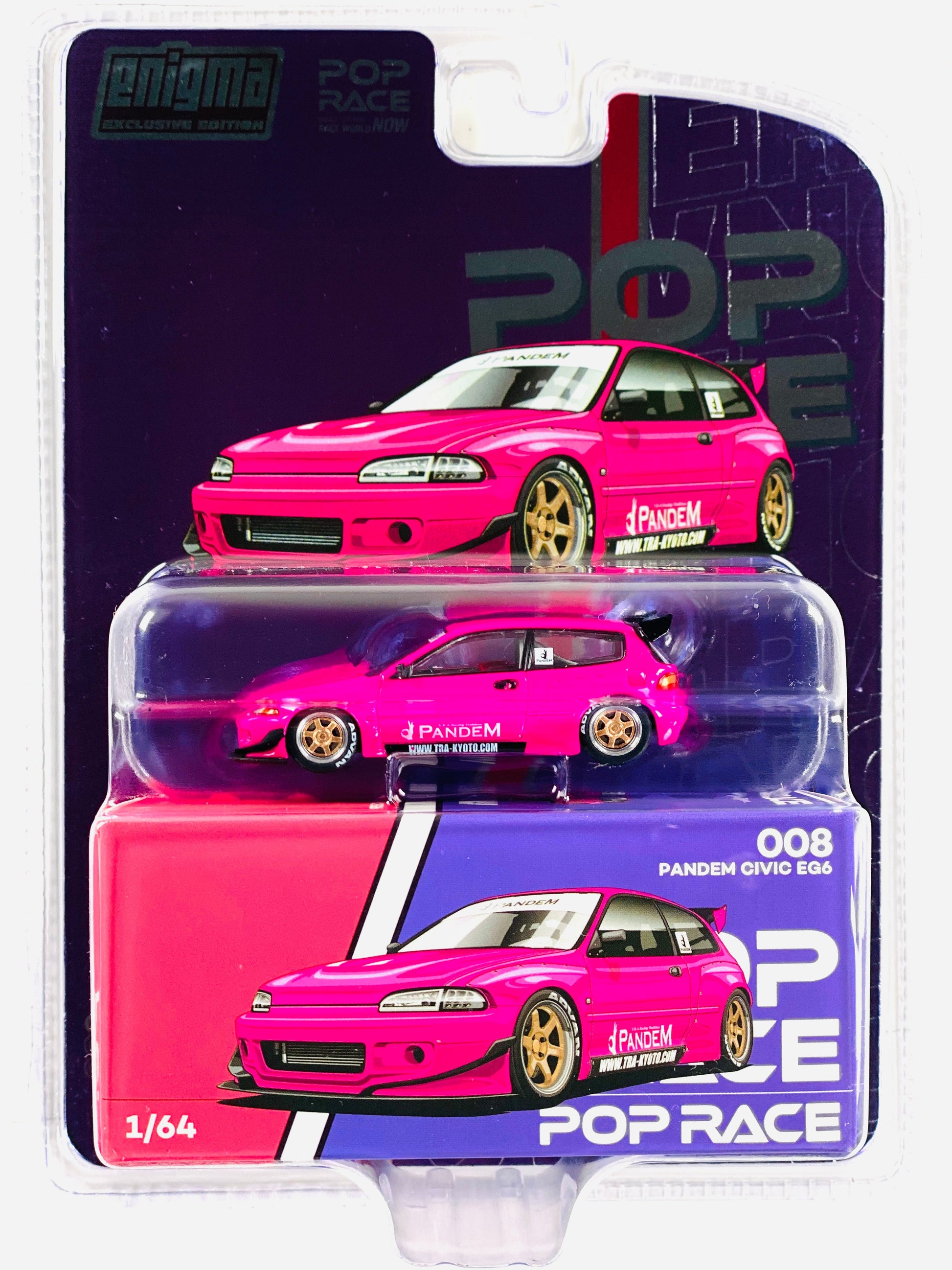 Enigma Exclusive Pandem Civic EG6 Pink #008