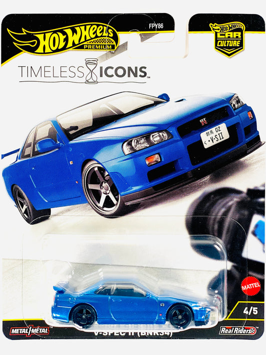 2025 Car Culture Timeless Icons Nissan Skyline GT-R V-Spec II (BNR34)