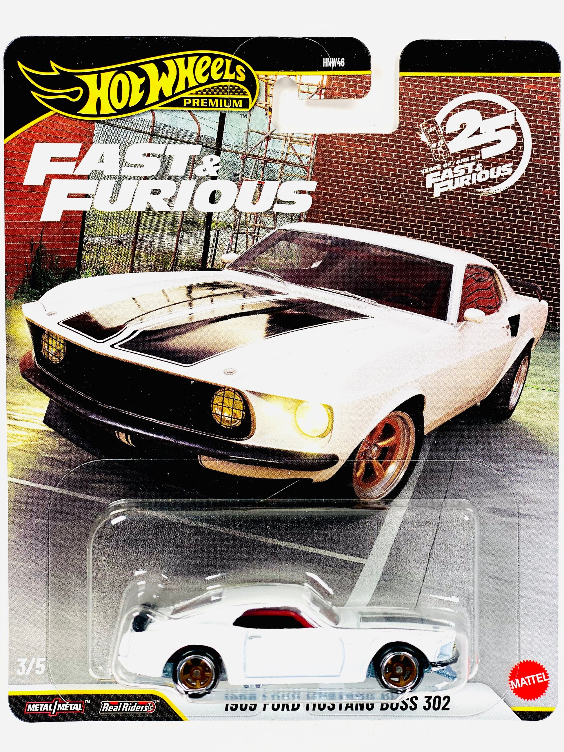 2026 Fast & Furious 25Th Anniversary Case N 1969 Ford Mustang Boss 302