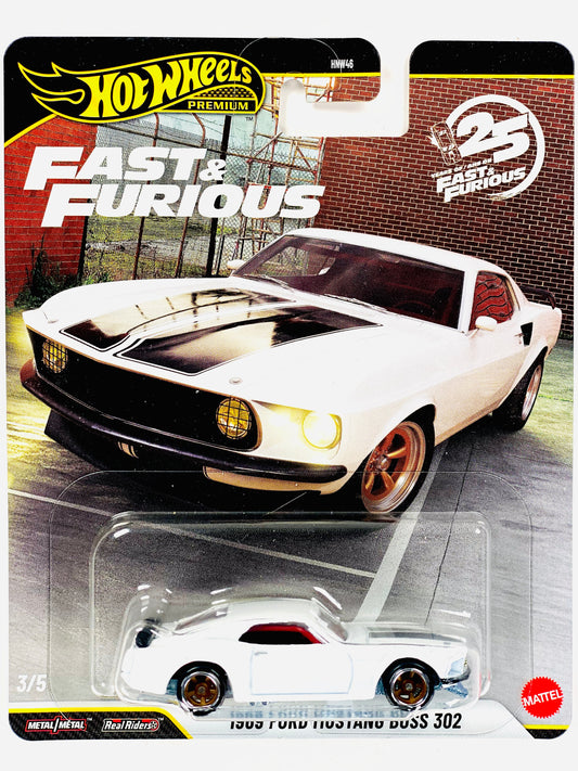 2026 Fast & Furious 25Th Anniversary Case N 1969 Ford Mustang Boss 302
