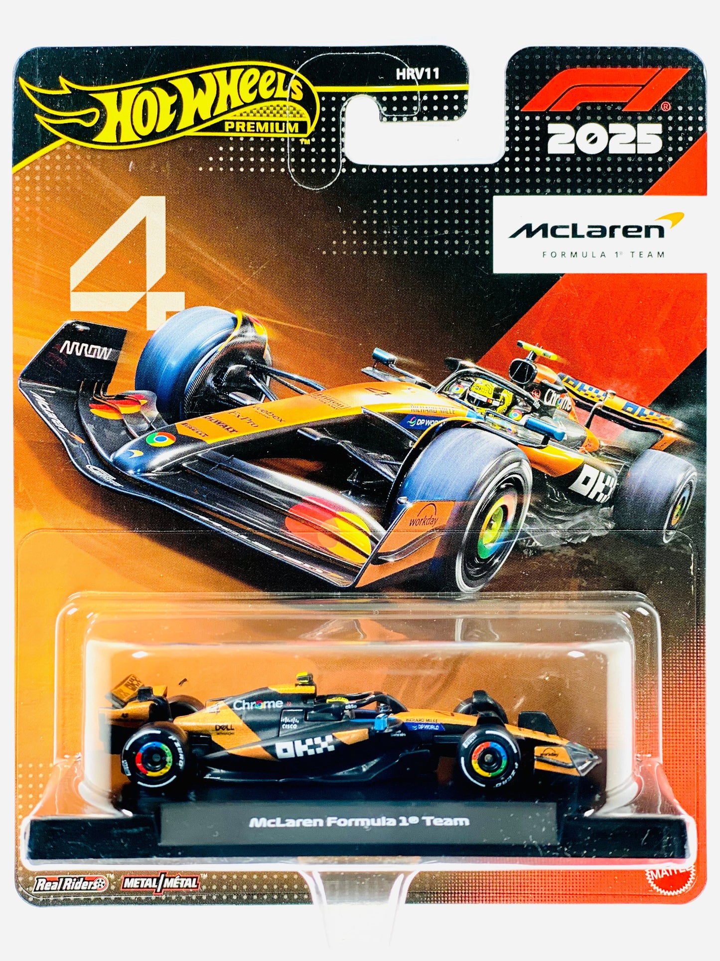 2025 F1 Formula 1 Race Team Lando Norris Mclaren Formula 1 Team #4
