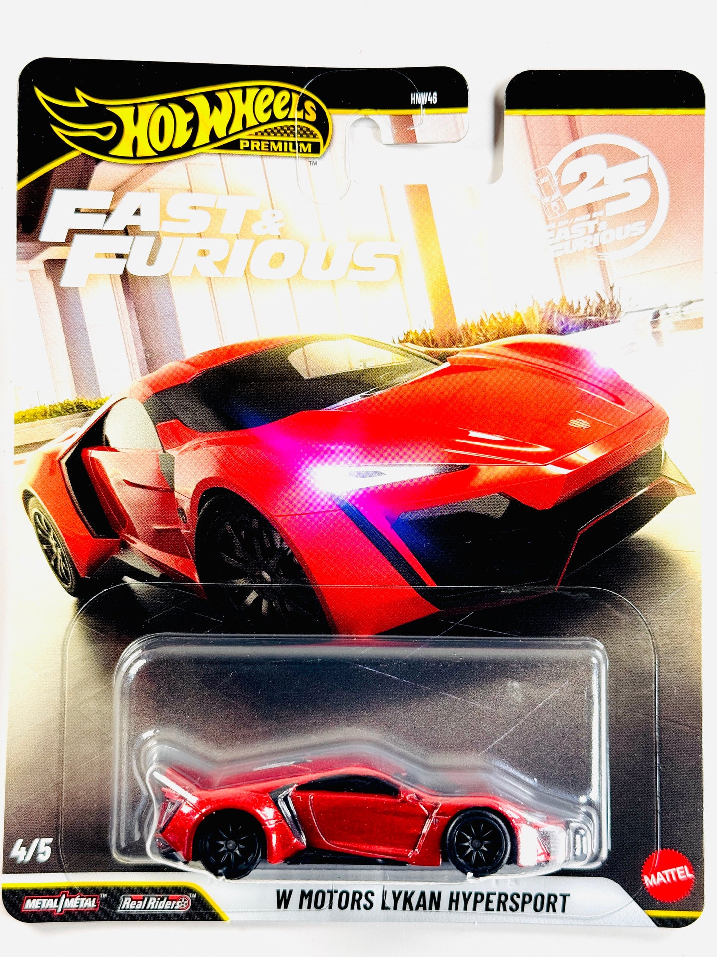 2026 Fast & Furious 25Th Anniversary Case N W Motors Lykan Hypersport