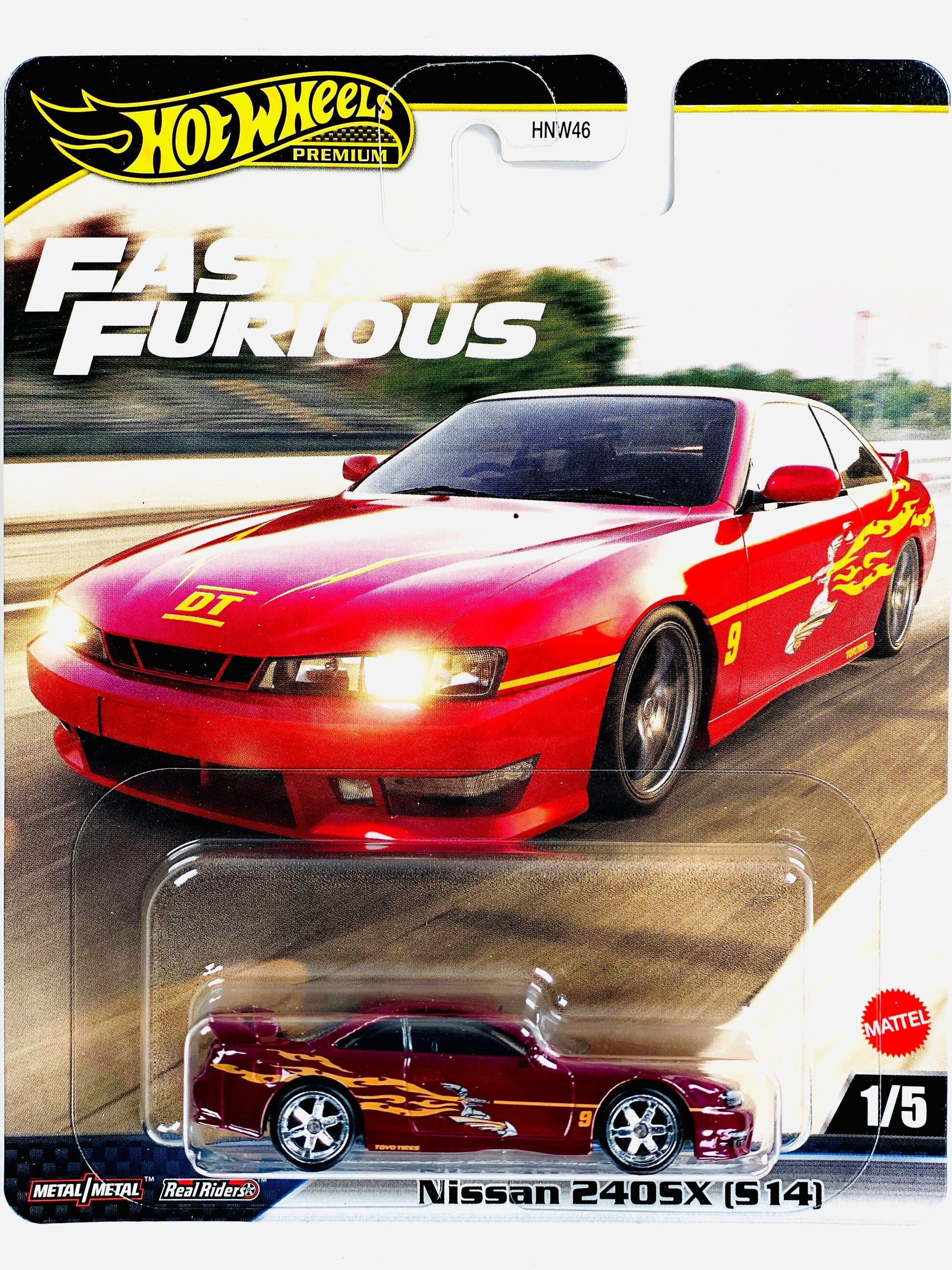 2025 Fast & Furious Case L Nissan 240SX (S14) - Damaged Card