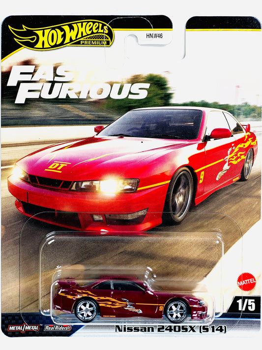 2025 Fast & Furious Case L Nissan 240SX (S14) - Damaged Card