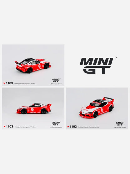 Mijo Exclusive LB WORKS Toyota GR Supra Red/White #1103