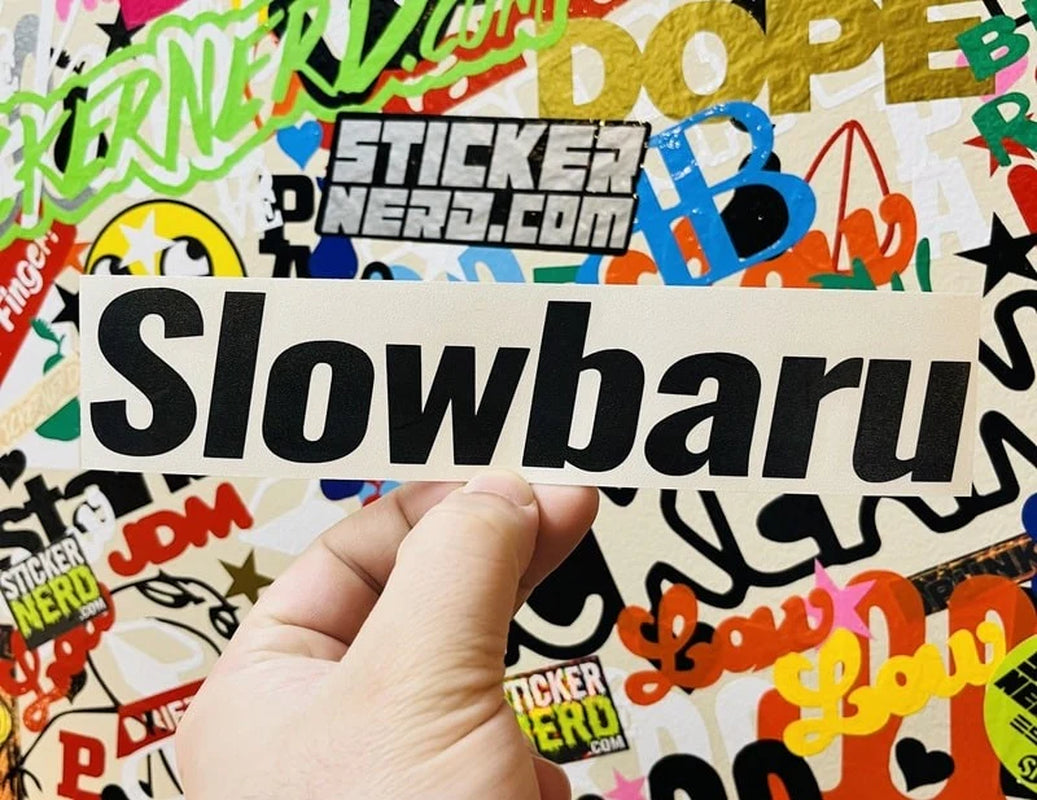 Slowbaru Sticker
