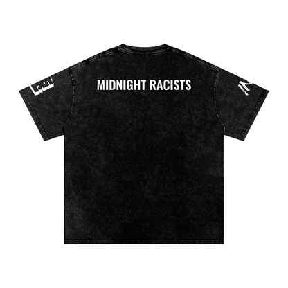 Ino Midnight Racists Snow Washed Oversized Cotton T-Shirt