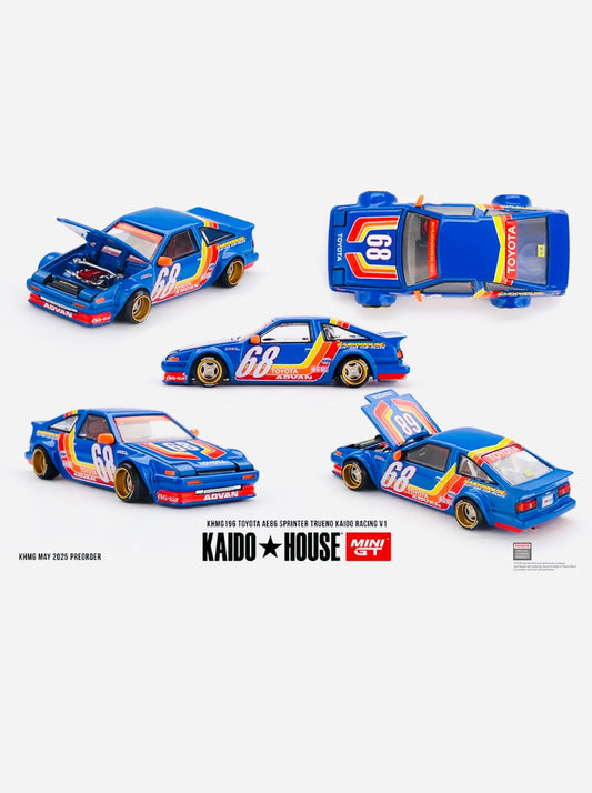 X Kaido House Collab Factory Sealed Toyota AE86 Sprinter Trueno Kaido Racing V1 Blue #196