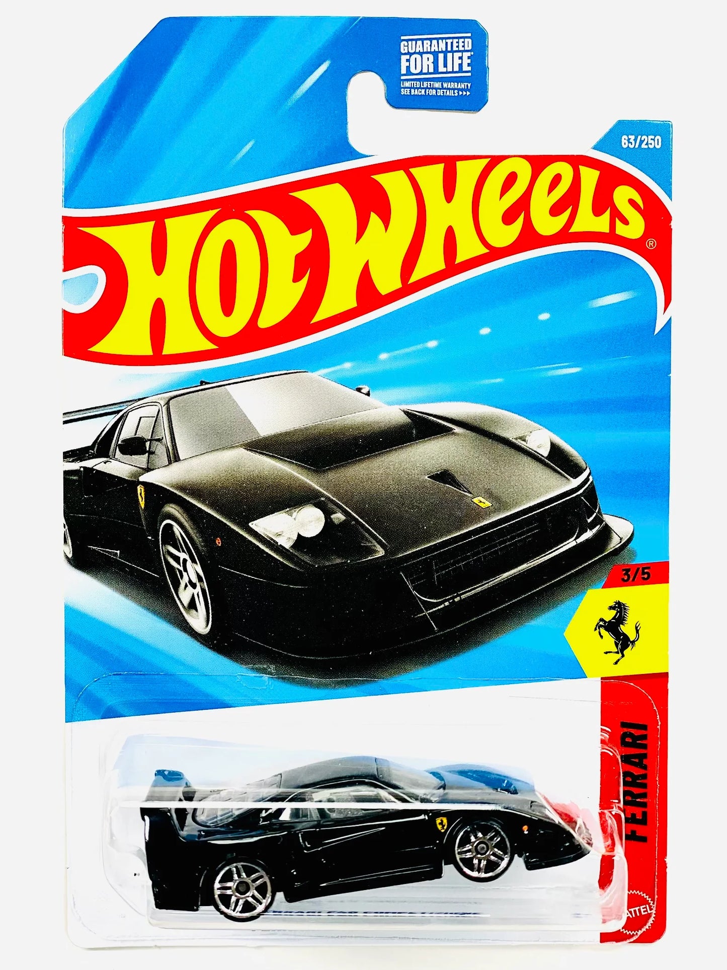 2025 Exotics Ferrari F40 Competizione Black - Damaged Card