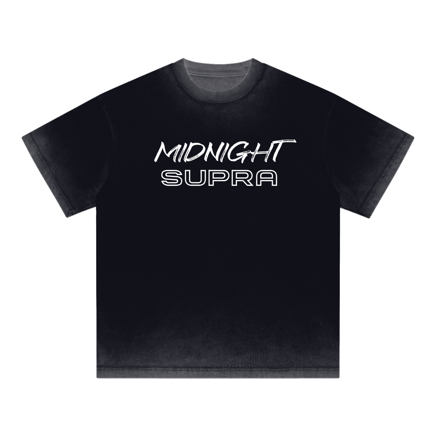 MIDNIGHT Supra Reverse Dyed Loose Cotton T-Shirt